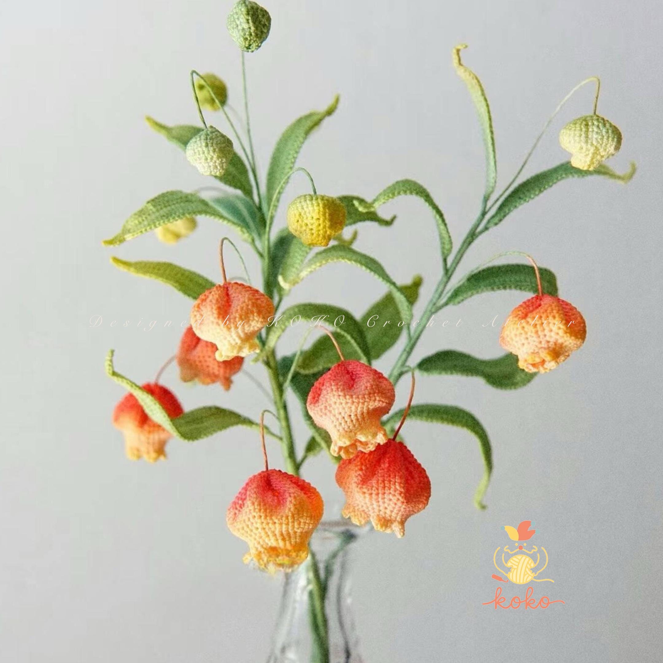Palace Lantern Lily Bouquet Crochet Pattern