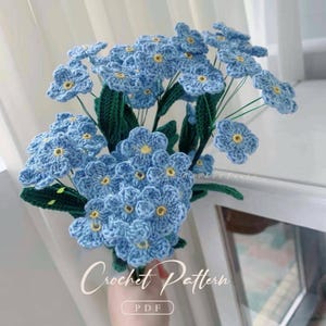PDF Skorpion Gräser Blume Häkelanleitung, Häkelblumenstrauß Muster, Häkelblume Muster, Hochzeitsblumen