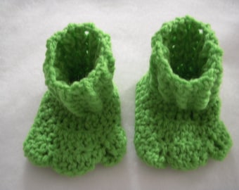 Frog Feet Booties Crochet