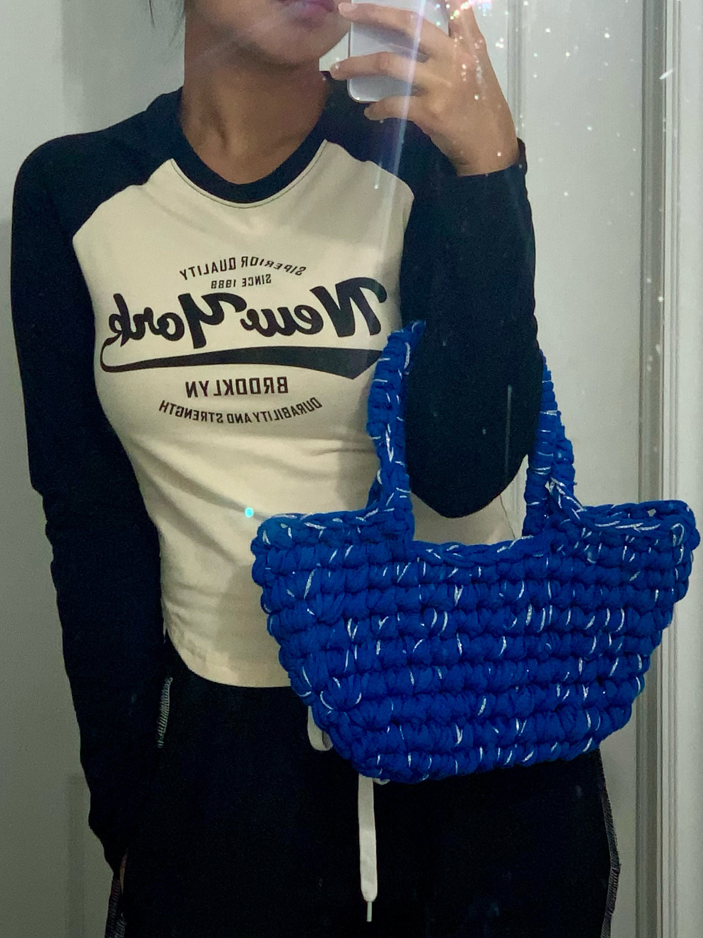 Handmade Shoulder Bag | T-shirt Yarn | Tote Bag | Gift for Her - Etsy