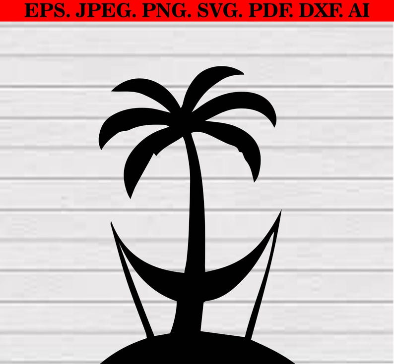 Palm Tree Svg Bundle, Beach Life Clipart Png, Tropical Silhouette Cut Files image 7