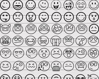Emoji Face SVG Bundle,  Emoji Face PNG Bundle, Emoji Svg, Emoji Icons Svg, Emoji Everywhere Svg, Smiley Svg Bundle, Emoji Vector Svg,Png,Pdf