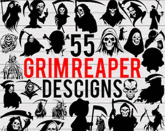 Liemannen Svg-paket, Liemannen Clipart, skallevektorsilhuett, Halloween Svg-paket, Liemannen skelett klippfil, skräckdesign Svg