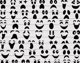 Ghost Face SVG Bundle, Scary Halloween Cut Files For Cricut (Digital Download)