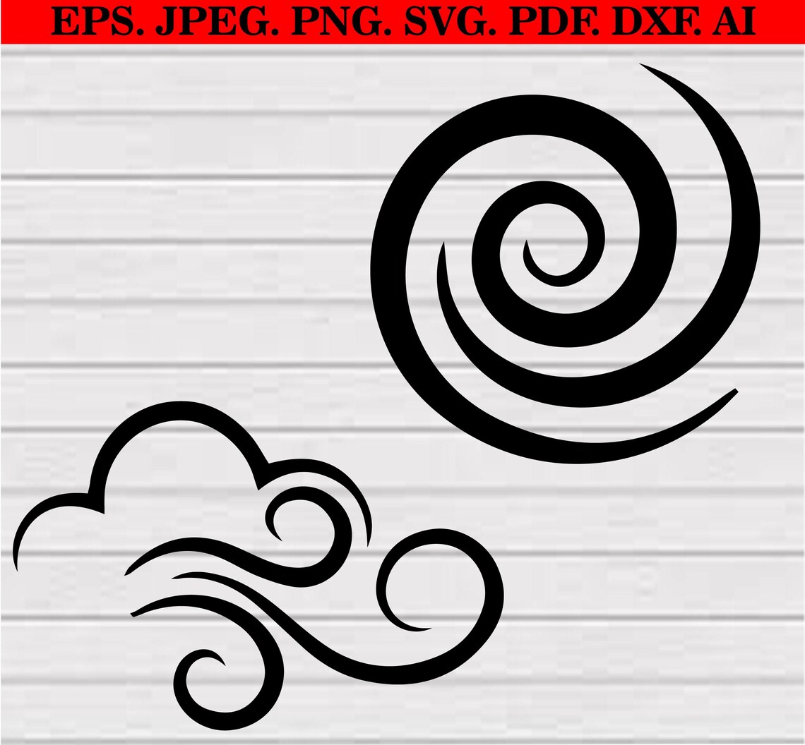 Svg Wind Stream Wind Svg Bundle, Wind Clipart, Wind Svg Cut File for Cricut, Wind ...