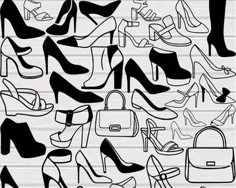 High Heels SVG-Bundle, Heels Png-Bundle, Stiletto Schuhe geschnitten Datei