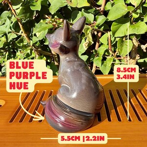 Mascota de té Kitsune Fox que cambia de color: Figura de resina sensible al calor imagen 6