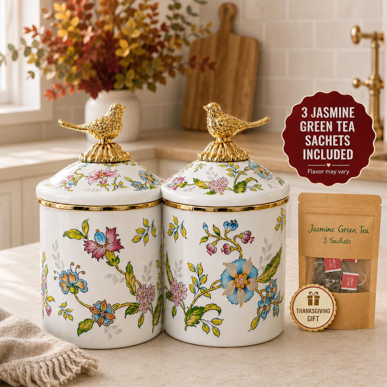 Enamel Canisters - Etsy