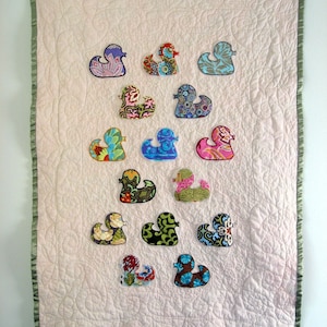 PDF Quilt Pattern Rubber Ducky