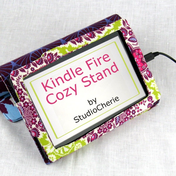 Sewing Pattern Original Kindle Fire Cozy Stand Instant Download