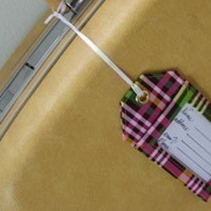 How to Make Luggage Tags Instant Download Sewing Pattern image 2