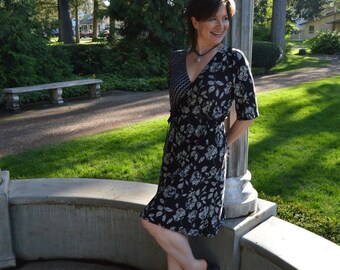 Sewing Pattern 2 Piece Wrap Dress
