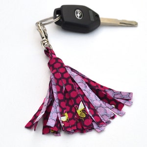 Instant download How to make Fabric Tassel Key Chains or Zipper Pulls image 2