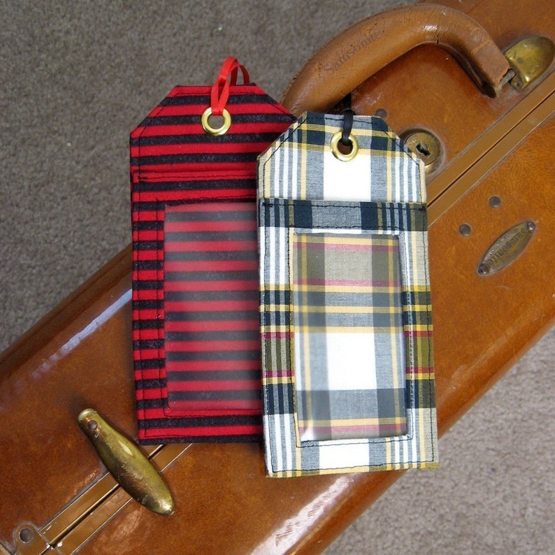 How to Make Luggage Tags Instant Download Sewing Pattern image 4