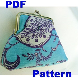 Four Inch Frame Purse Pattern Instant Download image 2