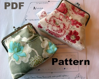 Coin Purse Pattern and Instructions PDF format Emailed to you