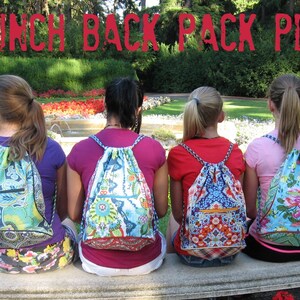 How to Make a Cinch Back Pack PDF Sewing Pattern image 3