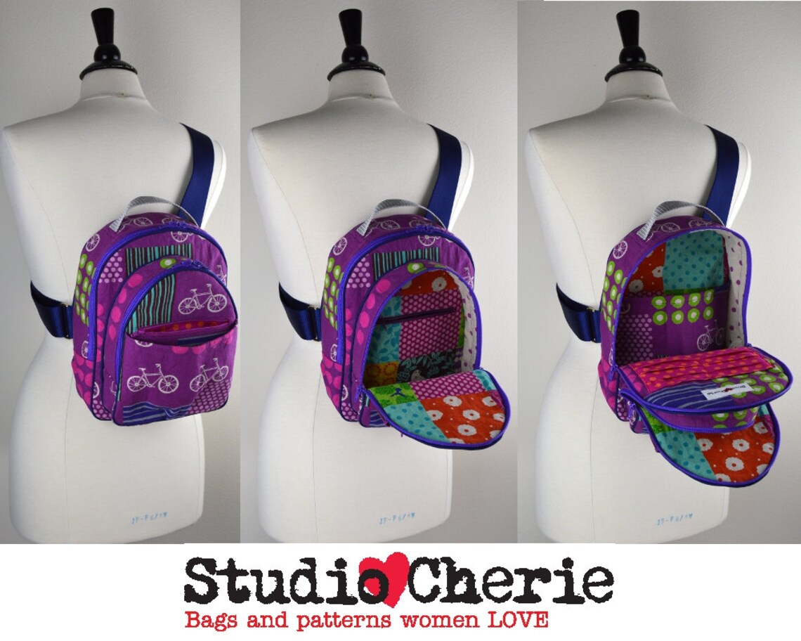 How to Make Sling Style Back Packs Instant Download Sewing Etsy