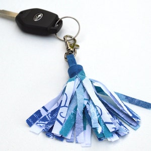 Instant download How to make Fabric Tassel Key Chains or Zipper Pulls image 4