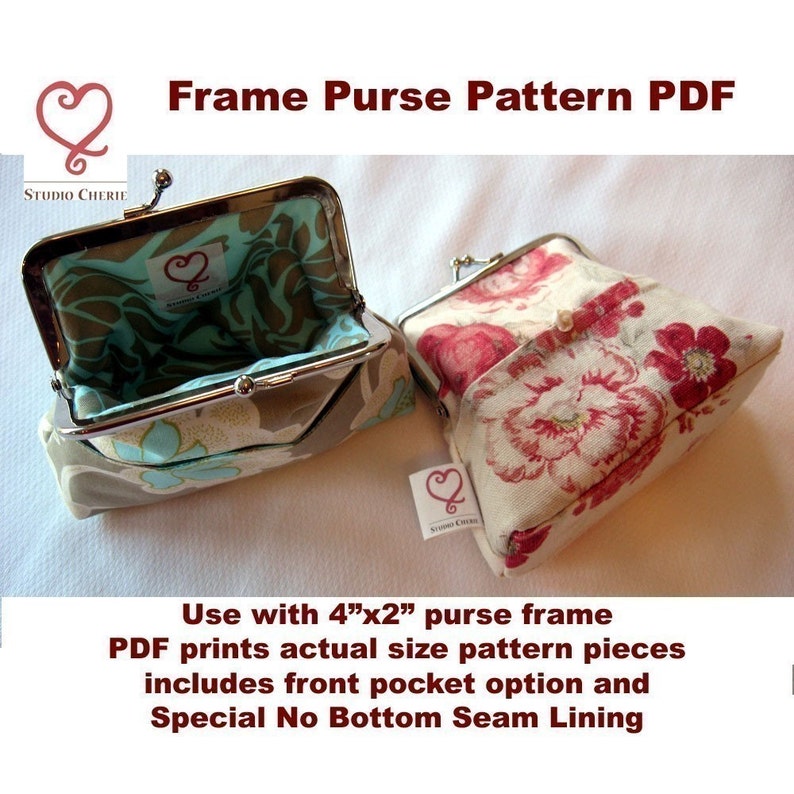 Coin Purse Pattern and Instructions PDF format Emailed to you image 2