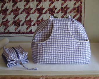 Diaper Bag and Changing Pad Sewing Patterns with convertible straps