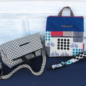 PDF Sewing Pattern Tote and Shoulder Bag Convertible Bag immagine 1