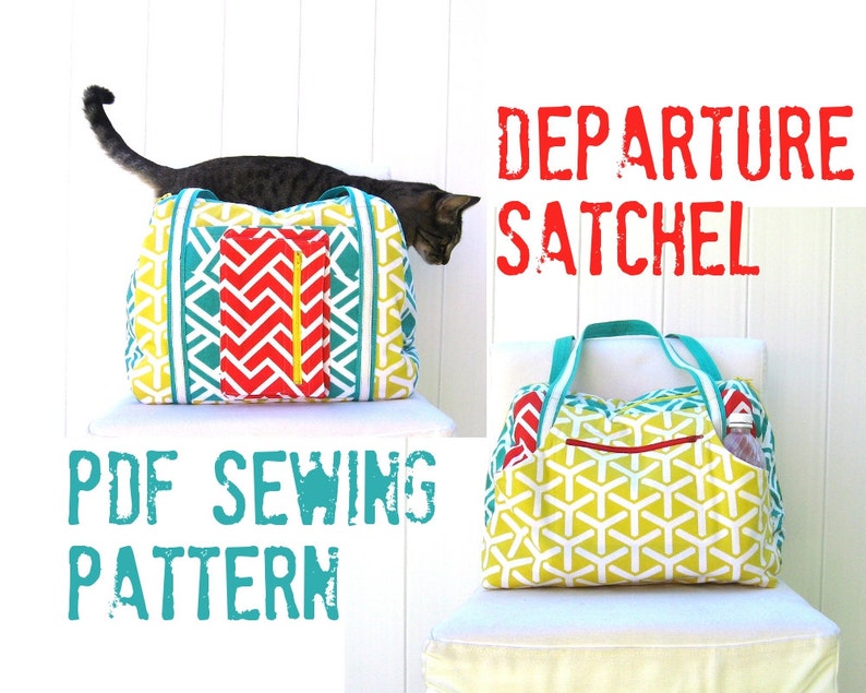 Departure Satchel PDF Sewing Pattern Instant Download image 1