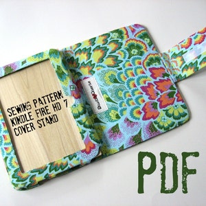 How to Make Cover Stand for Kindle Fire HD 7 PDF Sewing Pattern Instant Download image 1