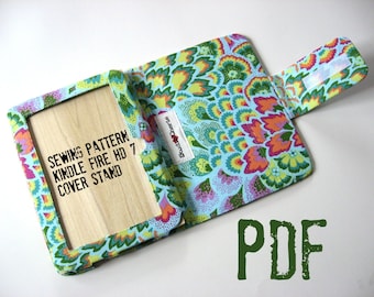 How to Make Cover Stand for Kindle Fire HD 7 PDF Sewing Pattern Instant Download