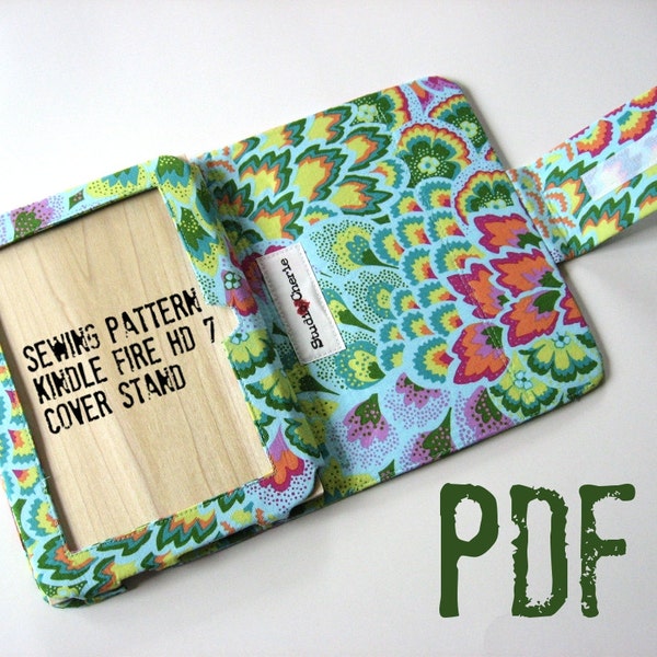 How to Make Cover Stand for Kindle Fire HD 7 PDF Sewing Pattern Instant Download