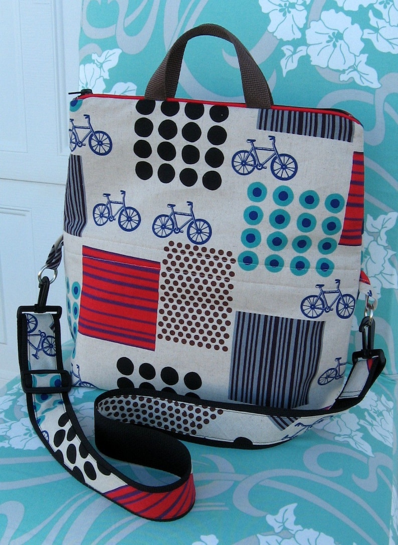 PDF Sewing Pattern Tote and Shoulder Bag Convertible Bag immagine 4