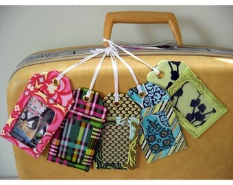 How to Make Luggage Tags Instant Download Sewing Pattern