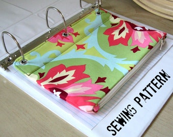 Zip Pouch for 3 ring binder PDF Sewing Pattern Instant download