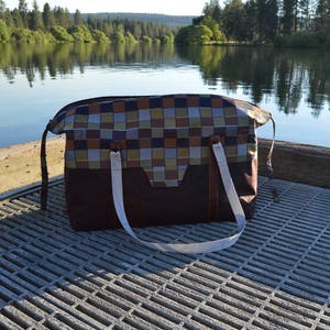 Hipster Duffel Sewing Pattern and Video Instruction Instant Download and Access image 5
