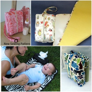 How to Make a  Zippered Travel Change Pad Bag