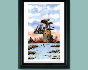 Someday - Original painting by Joel Kimmel | Winter Painting |