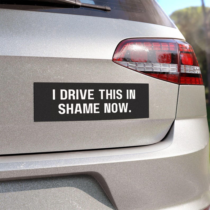 No Elon Funny Anti Elon Tesla Car Magnetic Bumper Sticker, Elon Musk Vinyl ...