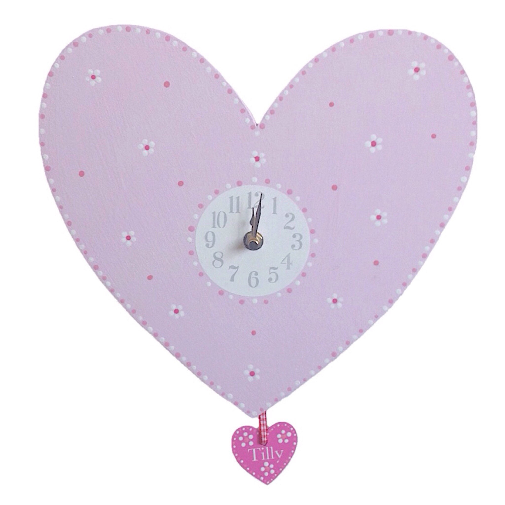 personalised children's pendulum clocks