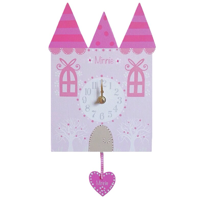 personalised children's pendulum clocks