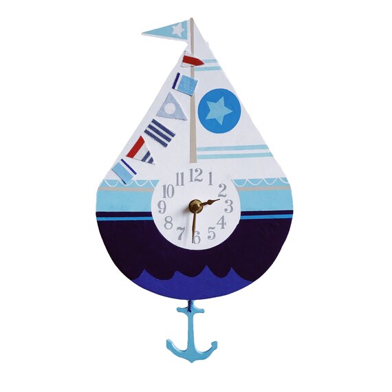 personalised children's pendulum clocks