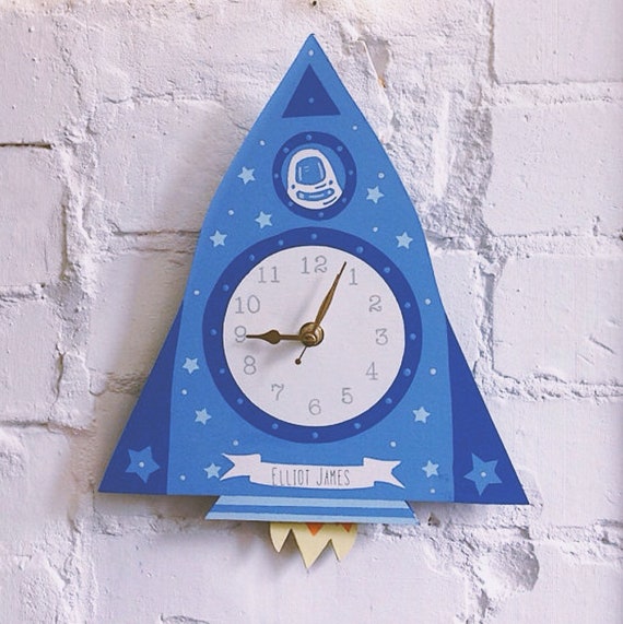 personalised children's pendulum clocks