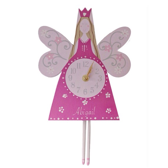 personalised children's pendulum clocks