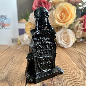 Cool! 4" Handcrafted Obsidian Skull Carving, Natural Crystal Skull Sculptures Home Decor, Healing Crystal Gift.