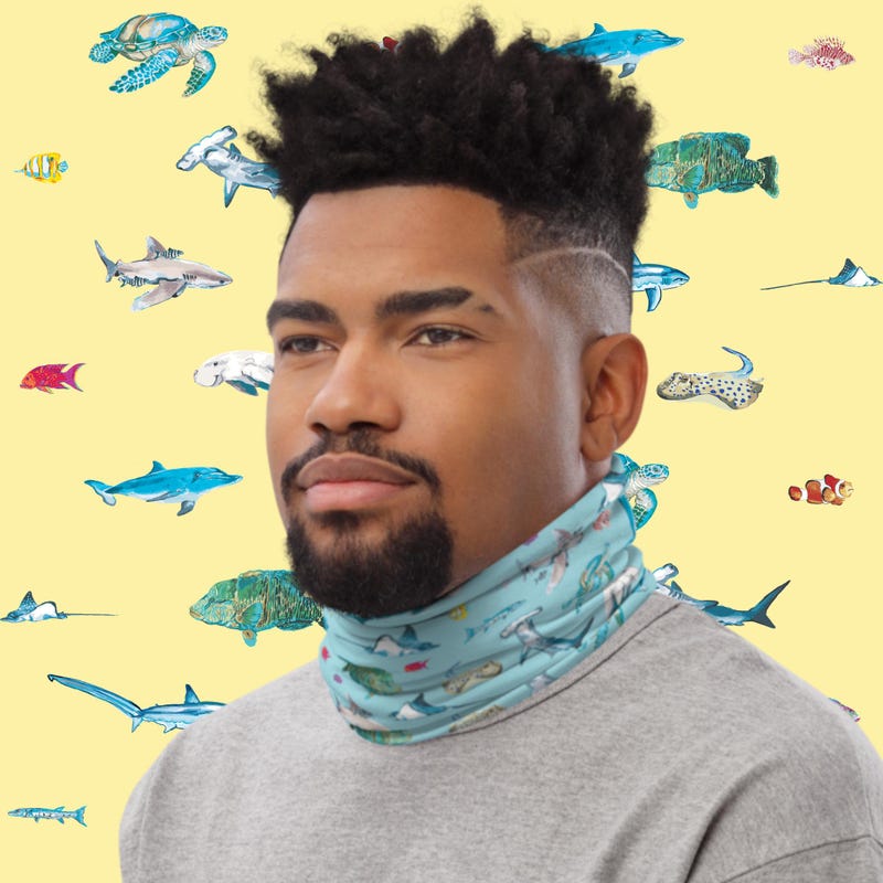 HEADBAND WITH TIE REEF WARRIOR main image 1