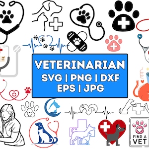 Veterinarian SVG Bundle\ Animals Svg\ Pet Doctor Svg\ Doctor Svg\ Animal Doctor Svg\ Dog Svg\ Cat Svg\ Small Animals Svg\ Cricut Svg