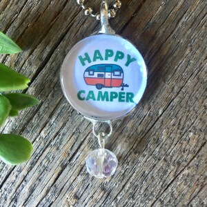 Happy Camper, Camping Jewelry, Camping, I Love Camping, Camp, Travel Jewelry, Travel, Explore, Travel Trailer, Trailer, Trailer Trash,