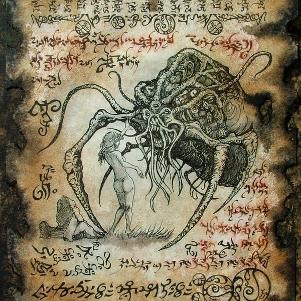 BRIDE of YOG SOTHOTH  cthulhu larp Necronomicon Fragment occult horror lovecraft monster