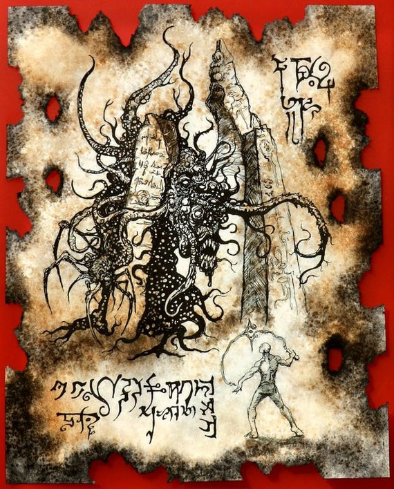 【SAKU様用】MY OWN GRAVE / Necrology Cthulhu SHOGGOTH PIT Necronomicon Fragment Larp Magick