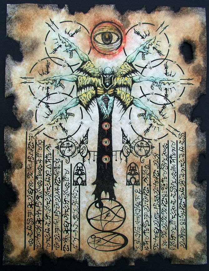 Gate of the Yellow King Cthulhu larp Necronomicon Scrolls