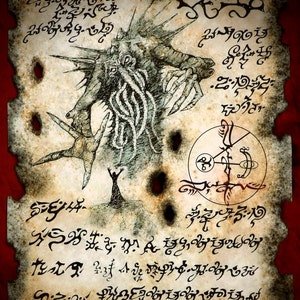 CTHULHU RISING Necronomicon Fragment GN Lovecraft monstre outsider dark art